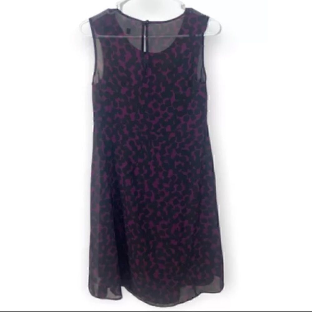 CAbi 3876 Going Out Dress Geometric Print Purple Sugar Plum Size XS EUC - Picture 3 of 7